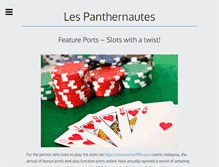 Tablet Screenshot of les-panthernautes.com
